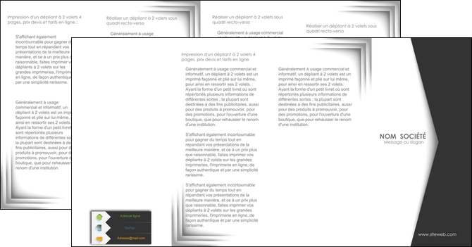 realiser depliant 4 volets  8 pages  texture contexture structure MFLUOO28752