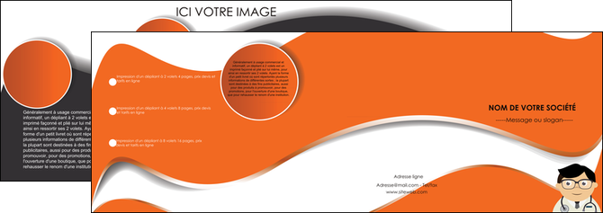 exemple depliant 4 volets  8 pages  materiel de sante medecin medecine docteur MIDBE28778