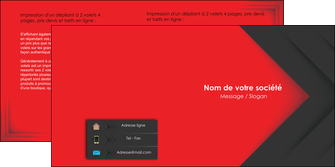 modele depliant 2 volets  4 pages  texture structure courbes MIF28860