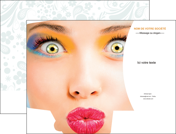 exemple pochette a rabat centre esthetique  beaute bien etre coiffure MFLUOO29044