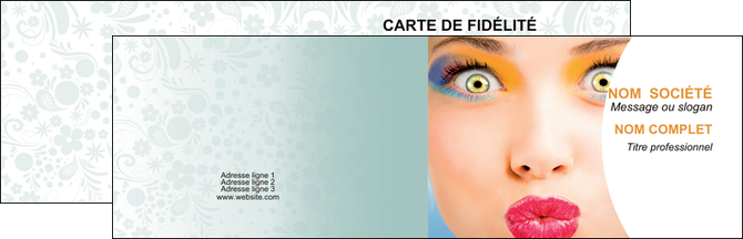 realiser carte de visite centre esthetique  beaute bien etre coiffure MFLUOO29048