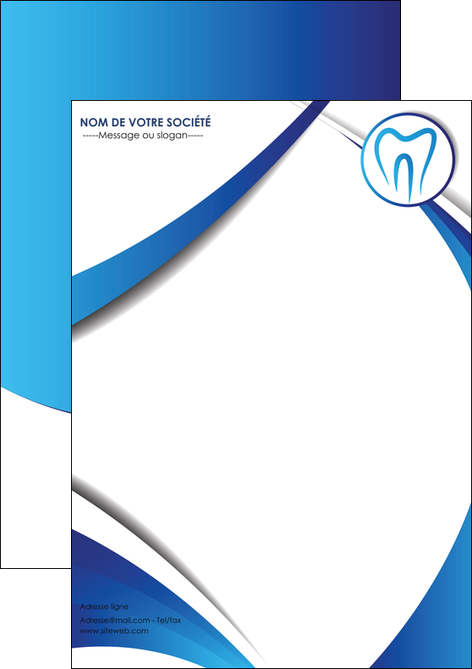faire modele a imprimer flyers dentiste dents dentiste dentier MFLUOO29102