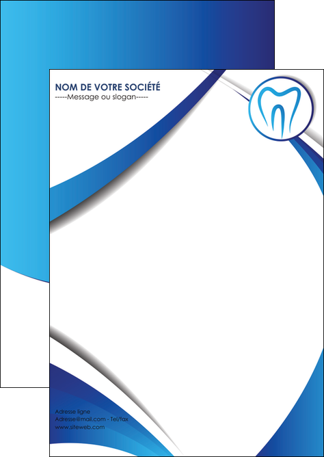 realiser flyers dentiste dents dentiste dentier MFLUOO29118