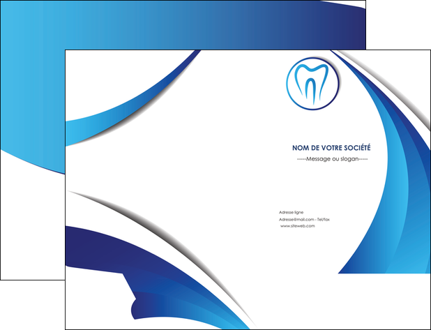 realiser pochette a rabat dentiste dents dentiste dentier MFLUOO29130