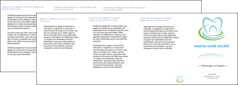 cree depliant 4 volets  8 pages  dentiste dents dentiste dentisterie MLGI29358