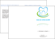 cree depliant 2 volets  4 pages  dentiste dents dentiste dentisterie MLGI29360