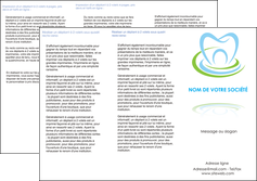 imprimerie depliant 3 volets  6 pages  dentiste dents dentiste dentisterie MLGI29368