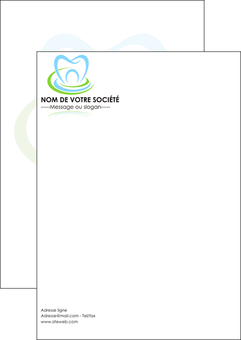imprimerie flyers dentiste dents dentiste dentisterie MFLUOO29370