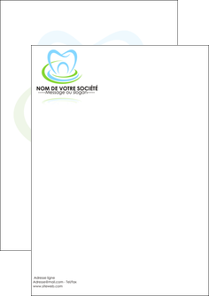 personnaliser modele de flyers dentiste dents dentiste dentisterie MLGI29378
