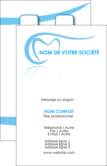 creer modele en ligne carte de visite dentiste dents dentiste dentisterie MFLUOO29454