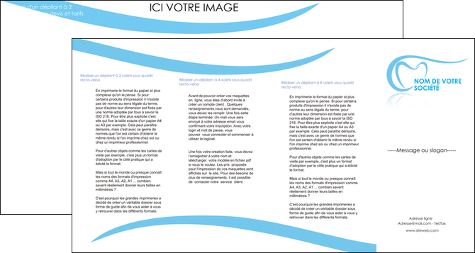 cree depliant 4 volets  8 pages  dentiste dents dentiste dentisterie MFLUOO29460