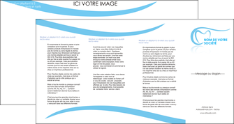 cree depliant 4 volets  8 pages  dentiste dents dentiste dentisterie MLGI29460