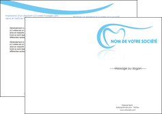 maquette en ligne a personnaliser depliant 2 volets  4 pages  dentiste dents dentiste dentisterie MLGI29466