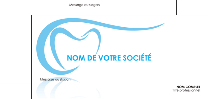 impression carte de correspondance dentiste dents dentiste dentisterie MFLUOO29478