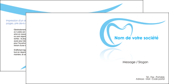 personnaliser modele de depliant 2 volets  4 pages  dentiste dents dentiste dentisterie MLGI29480