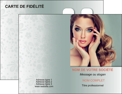 creation graphique en ligne carte de visite centre esthetique  beaute bien etre coiffure MFLUOO29620