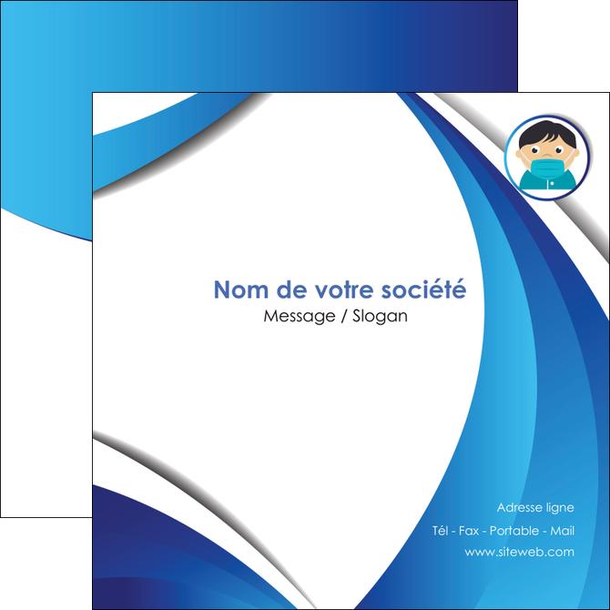 cree flyers infirmier infirmiere medecin medecine sante MIDLU29652