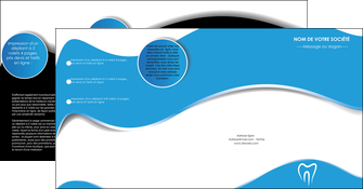 impression depliant 4 volets  8 pages  dentiste dents dentiste dentisterie MLGI29670