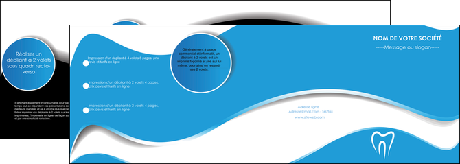 modele en ligne depliant 4 volets  8 pages  dentiste dents dentiste dentisterie MFLUOO29674