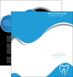 imprimer depliant 2 volets  4 pages  dentiste dents dentiste dentisterie MLGI29680