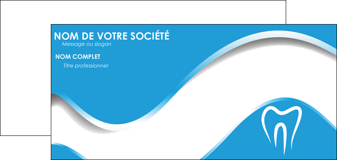 personnaliser modele de carte de correspondance dentiste dents dentiste dentisterie MFLUOO29690