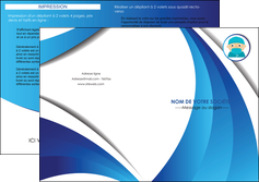 modele en ligne depliant 2 volets  4 pages  infirmier infirmiere medecin medecine docteur MIF29834