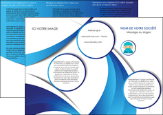 cree depliant 3 volets  6 pages  infirmier infirmiere medecin medecine docteur MIF29842