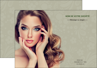 personnaliser maquette affiche centre esthetique  beaute bien etre coiffure MFLUOO29864
