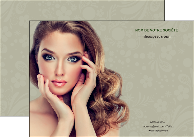 modele affiche centre esthetique  beaute bien etre coiffure MFLUOO29872
