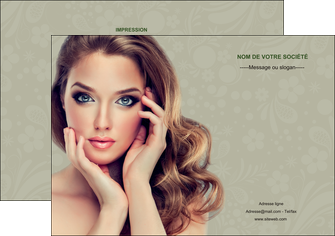personnaliser maquette flyers centre esthetique  beaute bien etre coiffure MFLUOO29874