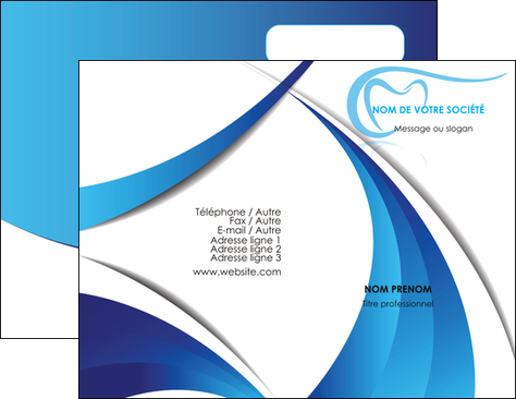 creation graphique en ligne carte de visite dentiste dents dentiste dentisterie MFLUOO29936