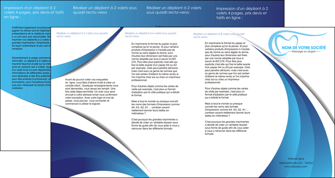 impression depliant 4 volets  8 pages  dentiste dents dentiste dentisterie MFLUOO29938