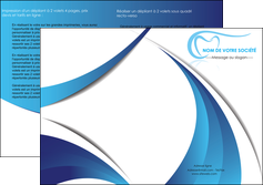 faire depliant 2 volets  4 pages  dentiste dents dentiste dentisterie MLGI29944