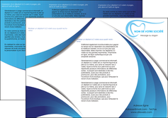 faire modele a imprimer depliant 3 volets  6 pages  dentiste dents dentiste dentisterie MLGI29952