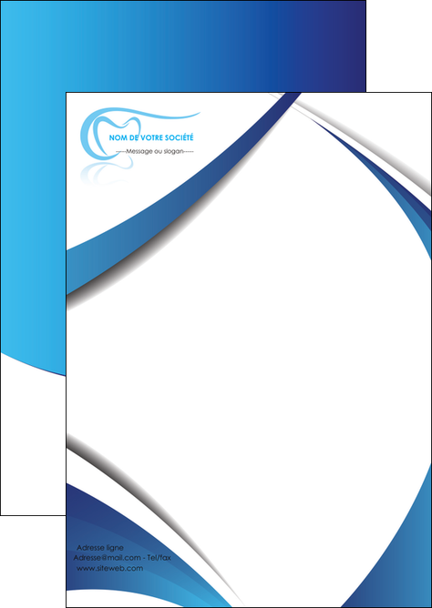 imprimerie flyers dentiste dents dentiste dentisterie MFLUOO29954