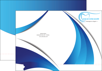 creation graphique en ligne pochette a rabat dentiste dents dentiste dentisterie MLGI29964
