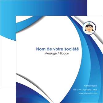 modele flyers infirmier infirmiere medecin medecine docteur MIDLU30032