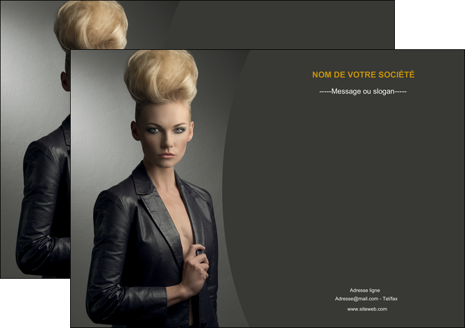 impression affiche centre esthetique  coiffure beaute salon MFLUOO30218