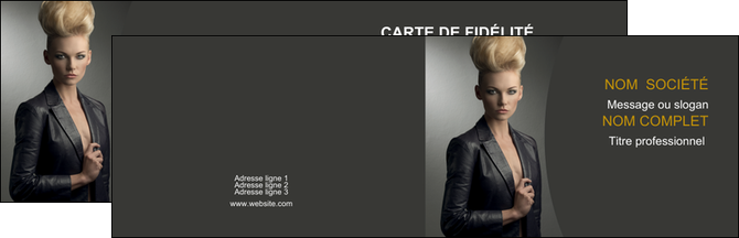 creation graphique en ligne carte de visite centre esthetique  coiffure beaute salon MFLUOO30238