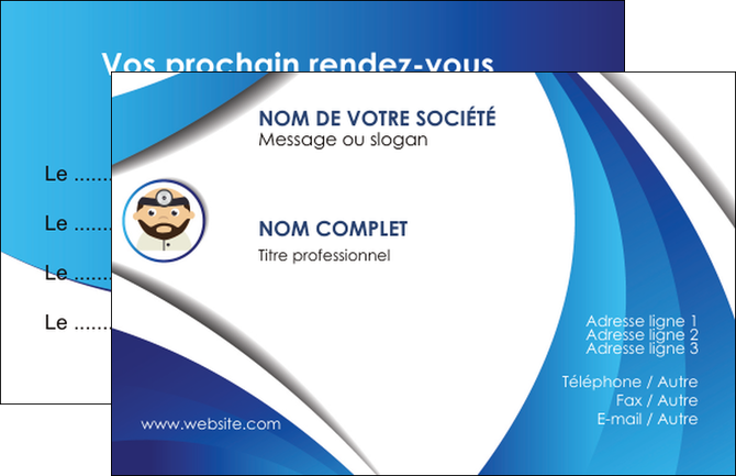 creer modele en ligne carte de visite materiel de sante medecin medecine docteur MIDBE30244