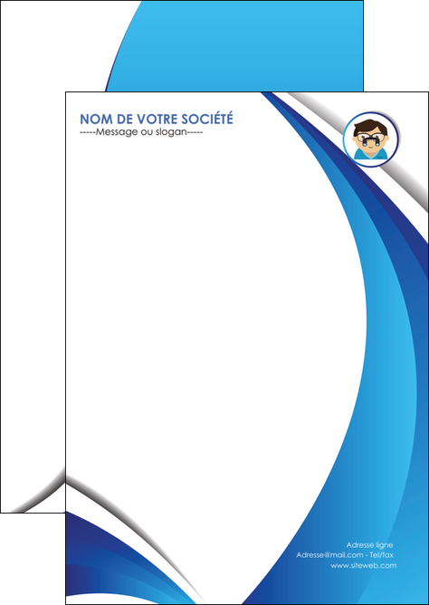 realiser flyers materiel de sante medecin medecine docteur MIDBE30346