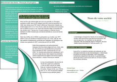 exemple depliant 2 volets  4 pages  infirmier infirmiere medecin medecine sante MIFCH30390