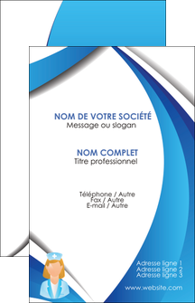 realiser carte de visite infirmier infirmiere infirmiere infirmerie blouse MIDBE30450