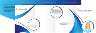 imprimer depliant 4 volets  8 pages  infirmier infirmiere infirmiere infirmerie blouse MIDBE30456