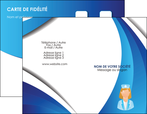 imprimerie carte de visite infirmier infirmiere infirmiere infirmerie blouse MIDBE30474