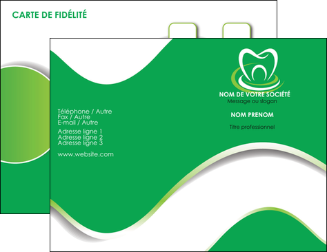 cree carte de visite dentiste dents dentiste dentier MFLUOO30518