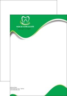 impression tete de lettre dentiste dents dentiste dentier MLGI30544