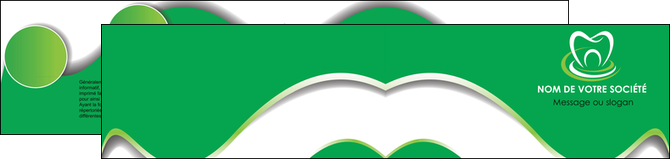 imprimerie depliant 2 volets  4 pages  dentiste dents dentiste dentier MFLUOO30550