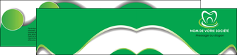 imprimerie depliant 2 volets  4 pages  dentiste dents dentiste dentier MLGI30550