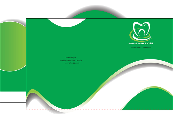 imprimer pochette a rabat dentiste dents dentiste dentier MFLUOO30552